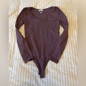 Aritzia Contour Deep Purple Bodysuit